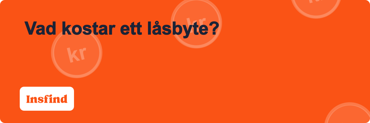 Vad kostar ett låsbyte?
